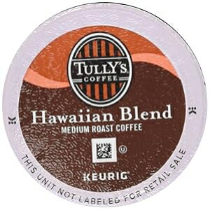 L[OA^[Y nCA uhA~fBA [Xg R[q[ GNXg {[h 24 K Jbv VO T[u pbN Keurig, Tully's Hawaiian Blend, Medium Roast Coffee Extra Bold 24 K-Cup Sin