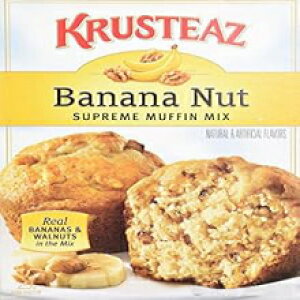 Krusteaz�A�o�i�i�i�b�c�}�t�B���~�b�N�X�A15.4�I���X�{�b�N�X�i�p�b�N3�j Krusteaz, Banana Nut Muffin Mix, 15.4 oz Box (Pack 3)