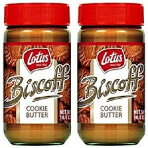 Lotus Biscoff Cookie Butter Spread 14.1 oz (Pack of 2)