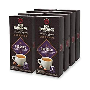 Don Francisco ̃GXvb\JvZAI[KjbNAx 7 - TCN\ȃR[q[|bh (80 )AlXvb\IWiC}Vƌ݊ Don Francisco's Espresso Capsules, Organico, In