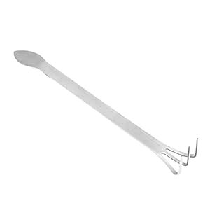 Yardwe XeX|~̓c[ 3 vO~͍~j|bNk^@y_ƃc[ Yardwe Stainless Steel Bonsai Tools 3 Prong Bonsai Root Rake Mini Gardening Rack Cultivator Soil Farming Tool