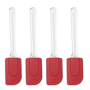 uxcell _ȃVRXp` 4  ϔM ɂLb`^[i[ mXeBbNXN[v x[LOp bh uxcell 4pcs Flexible Silicone Spatula Heat Resistant Non-scratch Kitchen Turner N
