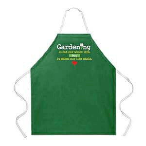 AeBe[h Gv K[fjO z[CtGv O[ t[TCY Attitude Aprons Gardening Whole Life Apron, Green, One Size Fits Most