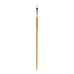 Princeton Artist Brush Princeton Refine Artist Brush, Brushes for Oil and Acrylic t, Series 5400 Natural Chunking Bristle, Filbert, Size 4
