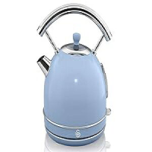 Xu[ gh[eB[Pg t[TCY Salton Swan Blue Retro Dome Tea Kettle, One Size