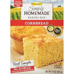 Fleischmann'sAVvz[ChAR[ubhx[LO~bNX (2pbN) Fleischmann's, Simply Homemade, Cornbread Baking Mix (Pack of 2)