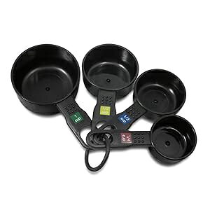 Farberware NVbN W[Jbv (ubNA4 Zbg) Farberware Classic Measuring Cups (Black, Set of 4)