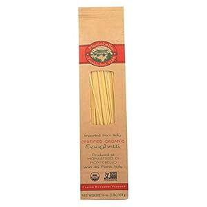 Montebello I[KjbN Z XpQbeB pX^A1 |h - 1 P[X 12 B Montebello Organic Semo Spaghetti Pasta, 1 Pound - 12 per case.