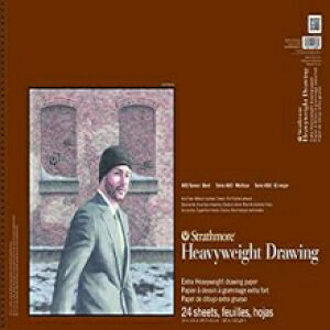 Strathmore 400 V[Y wr[EFCg h[COpbhAx̕\ʁA18 C` x 24 C`A24  Strathmore 400 Series Heavyweight Drawing Pad, Medium Surface, 18" x 24", 24 Sheets