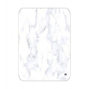 Rogue River Tactical White Marble Marbled Print Decorative Drink Coaster Set of 4 Gift Home Kitchen Bar Barware
