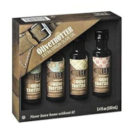 Casas De Hualdo、OliveTROTTER エクストラバージン オリーブオイル、100 ミリリットル - (12 個パック) Casas De Hualdo, OliveTROTTER Extra Virgin Olive Oil, 100 Milliliter -(Pack of 12)
