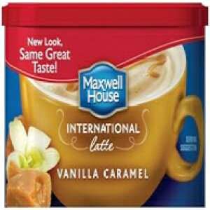 Maxwell House International Coffee Vanilla Caramel Latte, 8.7-ounce Cans (Pack of 3)
