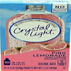 NX^ Cg I U S[ sN l[hA10 pbN {bNX (9 pbN) Crystal Light On The Go Pink Lemonade, 10-Packet Box (Pack of 9)