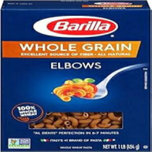 Barilla SpX^AG{[A16 IX (6 ` 1 |h) Barilla Whole Grain Pasta, Elbows, 16 Ounce ( Package of 6- 1lb boxes)