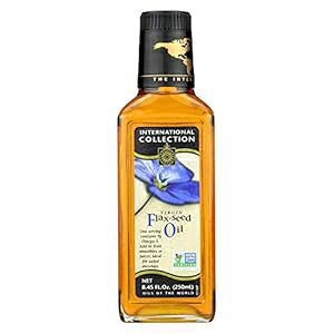 インターナショナル コレクション 亜麻仁油 - バージン - 6 個入りケース - 8.45 液量オンス International Collection Flax-Seed Oil - Virgin - Case of 6 - 8.45 Fl oz.