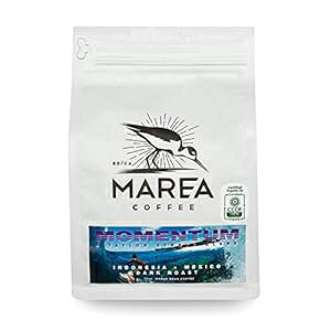 MomentumI[KjbNR[q[A}AR[q[A_[N[XgASA12IX Momentum Organic Coffee, Marea Coffee, Dark Roast, Whole Bean, 12 oz.