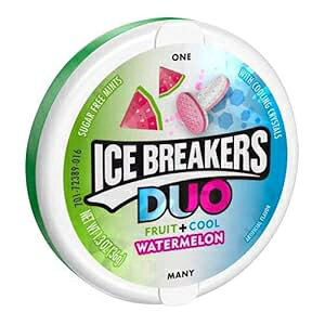 ICE BREAKERS DUO Watermelon Flavored Mints (Pack of 2)