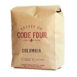 First Responder Coffee Company Code Four Coffee Company 12 oz. Whole Bean Colombian Coffee