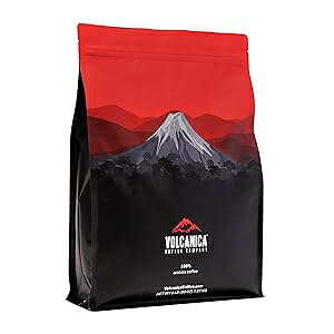 X}g}ffJtFR[q[A_[N[XgASAtbV[XgA5|h Volcanica Coffee Sumatra Mandheling Decaf Coffee, Dark Roasted, Whole Bean, Fresh Roasted, 5 lbs