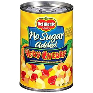 Del MonteAYAx[`F[~bNXt[cntA14.5IXʁi6pbNj Del Monte, No Sugar Added, Very Cherry Mixed Fruit in Water, 14.5oz Can (Pack of 6)