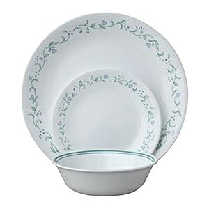 R Jg[ Re[W 4 lp 12 _T[rXAzCgA12 _Zbg Corelle Country Cottage 12 Piece Service for 4, White, 12 - Piece Set