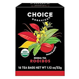 Choice Organic Teas C{X bh ubV eB[ - 16 eB[obO - 6 P[X Choice Organic Teas Rooibos Red Bush Tea - 16 Tea Bags - Case of 6