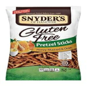 Snyder's of Hanover Oet[̃I[i`vbcF nj[}X^[hƃIjI Snyder's of Hanover Gluten Free All Natural Pretzel Honey Mustard and Onion