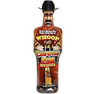 WHOOP ASS WHOOP Premium Chipotle Fire Hot Sauce - 5 oz Try if you dare! Perfect Gourmet Gift for the Hot Sauce Fan