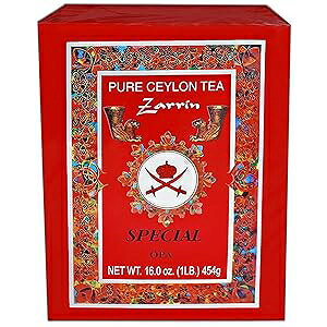 Zarrin - sAZCeB[ OPAAIWyR[ AA1LB (454g)A[Y[teB[ Zarrin - Pure Ceylon Tea OPA, Orange Pekoe A, 1LB (454g), Loose Leaf Tea