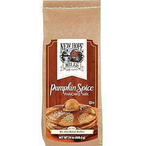 Pumpkin Spice Pancake Mix by New Hope Mills, Fall Flavors for Delicious Breakfasts - 24oz