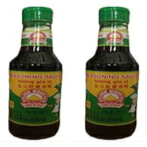 Golden Mountain Seasoning Soybean Sauce - 6.8 fl oz bottle (Pack of 2)