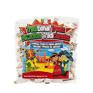 Mi Dulce Mexico MDM Traditional Mexican Candy sampler bag (bocadito) 2lb bag (1kg)