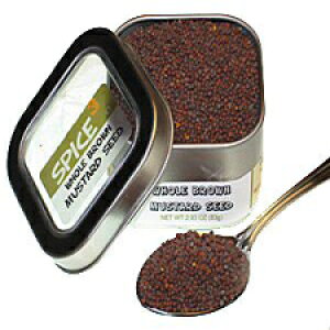 z[uE}X^[hV[h SpiceCubed Whole Brown Mustard Seed Tin