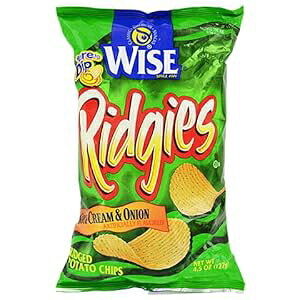 CYEbW[Y T[N[IjI Wise Ridgies Sour Cream and Onion