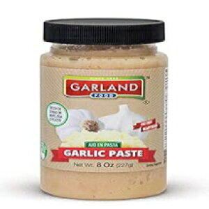 Garland Food �̃v���~�A�� �K�[���b�N �y�[�X�g 8 �I���X - �V�������ǂ��ꂽ�p�b�P�[�W Garland Food Since 1992 Premium Garlic Paste 8 Ounces By Garland Food - NEW D PACK