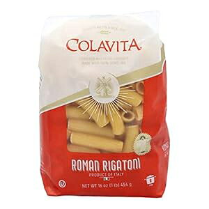 Colavita PastaA[} Kg[jA16 IX (20 pbN) Colavita Pasta, Roman Rigatoni, 16 Ounce (Pack of 20)