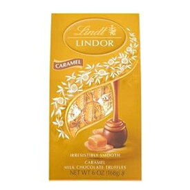 リンツ リンドール たまらなく滑らかなキャラメル ミルク チョコレート トリュフ 6オンス バッグ Lindt Lindor Irresistibly Smooth Caramel Milk Chocolate Truffles 6oz Bag