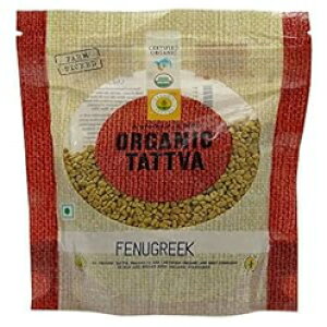 L@tFkObNq tFkM[N eBA100g ORGANIC TATTVA Organic Fenugrek Seeds Fenugeek Methi, 100g