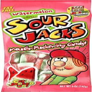 SOUR JACKS T[LfB[AXCJA5IX Welchfs Fruit Snacks SOUR JACKS Sour Candies, Watermelon, 5 Ounce