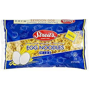 Streit's ChGbOk[hAĂΗppX^k[hAk[hX[vA[A[Ȃǂ̒igEHAR[VFA12 IX (2 pbN) Streit's Wide Egg Noodles, Pasta Noodles