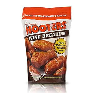t[^[Y ubh EBO (2 pbN) THE ORIGINAL HOOTERS Hooters Breading Wing (Pack of 2)