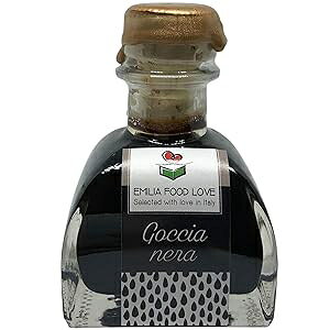 GOCCIA NERA Balsamic dressing 8 Years Aged 3.4 fl.oz 100 ml - Made in Italy - EMILIA FOOD LOVE Selected with love in Italy