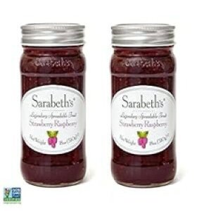 Sarabeth's Legendary Strawberry Raspberry Spreadable Fruit (18 oz Pack of 2)