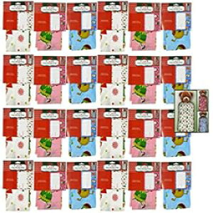 24 Zbg - 36 C` x 44 C`̃^OtMtgobO - sNAu[AzCg܂ 3 ̃NX}Xe[}ƐFB Black Duck Brand Set of 24 - 36" x 44" Giant Gift Bags With Tag - 3 Christmas The