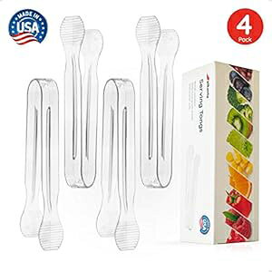 Pikanty ^vX`bNT[rOgO (6.3 C`) - č Pikanty Small Plastic Serving Tongs (6.3 Inches) - Made in USA