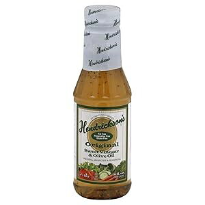 Hendrickson's, Inc Dressing, Fat Free,Sweet Vinegar and Olive Oil, 16 Fl Oz (Pack of 6)