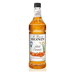 Monin - LVbvAVRt[o[AJAeAX[W[AVFCNAJNeɍœKA`qg݊AOet[ (1 bg) Monin - Salted Caramel Syrup, Natural Flavors, Gre