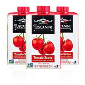 Tuscanini C^Ag}g\[XAv~AC^ApbT[^A17.6IX (3pbN) Ė\AC^Ai Tuscanini Italian Tomato Sauce, Premium Italian Passata, 17.6oz (3 Pack) Resealable, Product of It