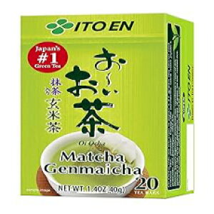 ɓ ` Ē 20 1.8IX (4pbN) Ito En Oi Ocha Genmaicha Tea, 20-Count, 1.8 Ounce Boxes (Pack of 4)