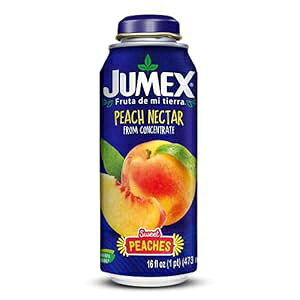 WbNX ^ {e s[` lN^[ Ė\ȏ㕔fMABPAt[̃A~jE 16.9tʃIX(12pbN) Jumex Lata Botella Peach Nectar Insulated, BPA-Free Aluminum Can with Resealabl
